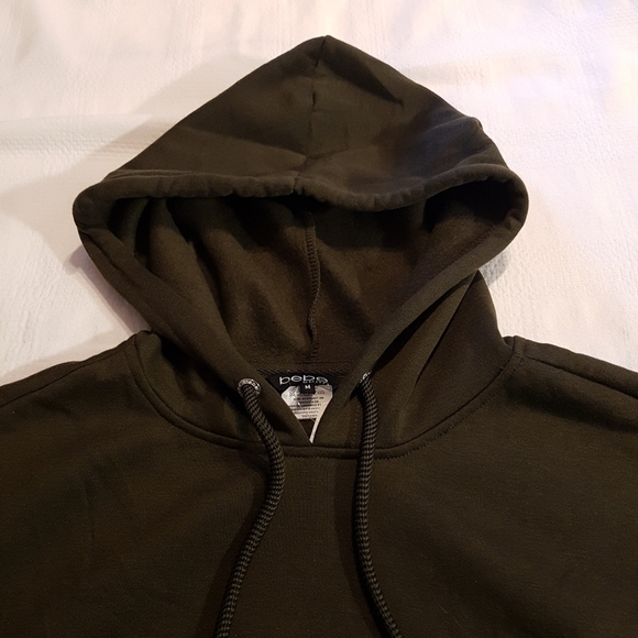 Bebe Sport women's size Medium dark forest green Hoodie, New - Picture 4 of 8